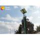 10W Remote Control Solar Lighting System 1700-1800lm With Microwave Motion Sensor