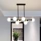 Nordic Creative Simple Guest Restaurant Dining Hall Bar Lamp Magic Beans Large White Glass Ball Pendant Lamp