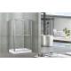 Bright Silver Aluminum Alloy Shower Stall Enclosures One Fixed Panel For Apartment / Hotel