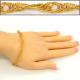 Hot Selling items Fashion jewelry Men or Womans bracelet Bangle 18K Real Gold Plated Link