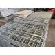 SGS Industrial Serrated Carbon Steel Bar Grating Hot Dip Galvanized