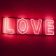 8-10mm Dia Tube Light Up Neon Letters Wedding Love Highspan