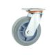 High Load Capacity 130kg Heavy Duty Chair Swivel Caster Wheels Brake Diameter 75mm