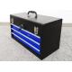 ISO9001 3 Drawer Lockable Portable Workstation Toolbox Comfort Grip