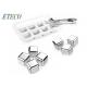 Easy Management Metal Whiskey Cubes , Stainless Steel Cooling Cubes Non Corrode