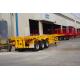 TITAN 3 axles skeleton semi trailer with 40 ft container chassis for sale