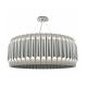 Contemporary Sculptural Galliano Round Chandelier Pendant Lamp PIPES Chrome / Brass Finish