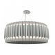 Contemporary Sculptural Galliano Round Chandelier Pendant Lamp PIPES Chrome / Brass Finish
