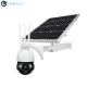 120W Solar 5MP 4G PTZ camera system humanoid auto tracking 20X zoom motion detection 4G speed dome CCTV camera system