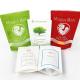 Environmentally friendly biodegradable kraft paper bag zip lock bag food packaging paper bag with window