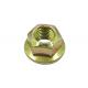 Galvanized ISO7044 3-Point All-Metal Prevailing Torque Type Hexagon Flange Nuts Grade 10