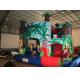 Classic inflatable palm trees jump house PVC inflatable jumping combo for sale inflatable bounccer for renting