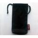SGS Black Velvet Drawstring Bag , Biodegradable TUV Suede Drawstring Pouch Jewellery