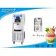 Floor Standing Ice Cream Machine With Compressor , Restaurant Ice Cream Maker