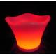 Small outdoor red color changing LED ICE BUCKET with remote control for birthday