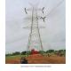 400KV double circuit  transmission line steel tower
