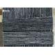 Black Color Nature Slate Cultured Stone Wall Panels For Park / Garden / Yard