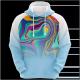 Graphic Long Sleeve Pullover Hoodie 100% Polyester Accept Custom Lables