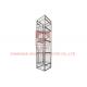 Aluminum Alloy Shaft Elevator Cabin Decoration Steel Structure Well Frame