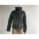 Charcoal Ladies Faux Fur Coats Regular Length Faux Fur Women'S Jacket TW8504