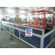 WPC Lounge Plastic Profile Production Line , WPC Settee Plastic Profile Extrusion Line