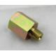Zinc Plated Yellow Hydraulic NPT Thread Adapters , Hydraulic Tube Compression Fittings