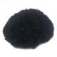 Remy Hair High Density Adhesive Afro Curl PU Lace Hair Replacement System Toupee for Black Men
