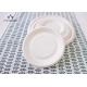 Round White Takeaway Food Containers / Tray 8oz - 40oz Water Resistant For Cafes