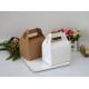 250g Biodegradable Kraft Paper Cake Box for Takeout