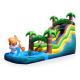 Tropical Commercial Water Slide , Giant Blow Up Water Slide High Security Huge