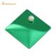 Green Mirror Finish Coloured Stainless Steel Sheet  1.2mm Thickness
