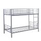 Home 2 Tiers Twin Bunk Bed Metal Frame For Adults