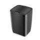 Black 12L Electronic Touchless Sensor Trash Can With 1 Year Warranty