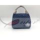 Blue 420D Polyester Travel Cooler Bag For Picnic Large Capacity 21.5*18*17 Cm 