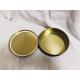 Vacuum Empty Caviar Tin Can Food Grade Packaging 500ml with matte black inside gold