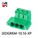 SHANYE BRAND 2EDGRKM-10.16 10.16mm pitch 90 degree pluggable terminal block male female for wire connect competitive price