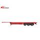 40ft 3 Axles Tipping Skeletal Container Trailer Carbon Steel Material