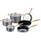 Wonderful Hard Anodized Aluminium cookware set/kitchenware set/pots and pans with glass lid