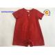 Comfortable Plain Baby Clothes 100% Cotton Short Sleeve Romper Baby For Fall