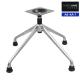 Replacement Office Chair Metal Base polished Aluminum Alloy With Casters
