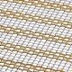 Golden Decorative Metal Mesh Screen Transparent Mesh Partition Panels