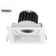 White Anti Glare LED Ceiling Spotlights / Square Recessed LED Downlights