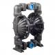 2 AODD Pump Aluminum Pneumatic Double Diaphragm Pump 120 Psi Large Flow