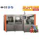 Juice Aluminum Can Filling Machine , SUNRISE Soft Drink Production Line