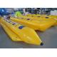 Durable 0.9mm PVC Tarpaulin Inflatable Banana Boat / Air Welded Water Toys