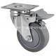 Medium Duty 110kg Plate Brake TPE Caster with Grey Color and Ball Bearing Z5724-57