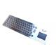 PS/2 20mA 1.5mm Stroke Industrial Stainless Keyboard 64 Keys