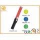 30cm Length Police LED Marshalling Wands with Harsh and Clip 3.3Hz Flash Frequency