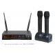 LS-670S Pro Dual wireless microphone system UHF fixed frequency LCD digital display 2MICS