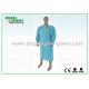 Standard SMS Disposable Scrub Suits Blue Color 50gsm-70gsm For Hospital Use